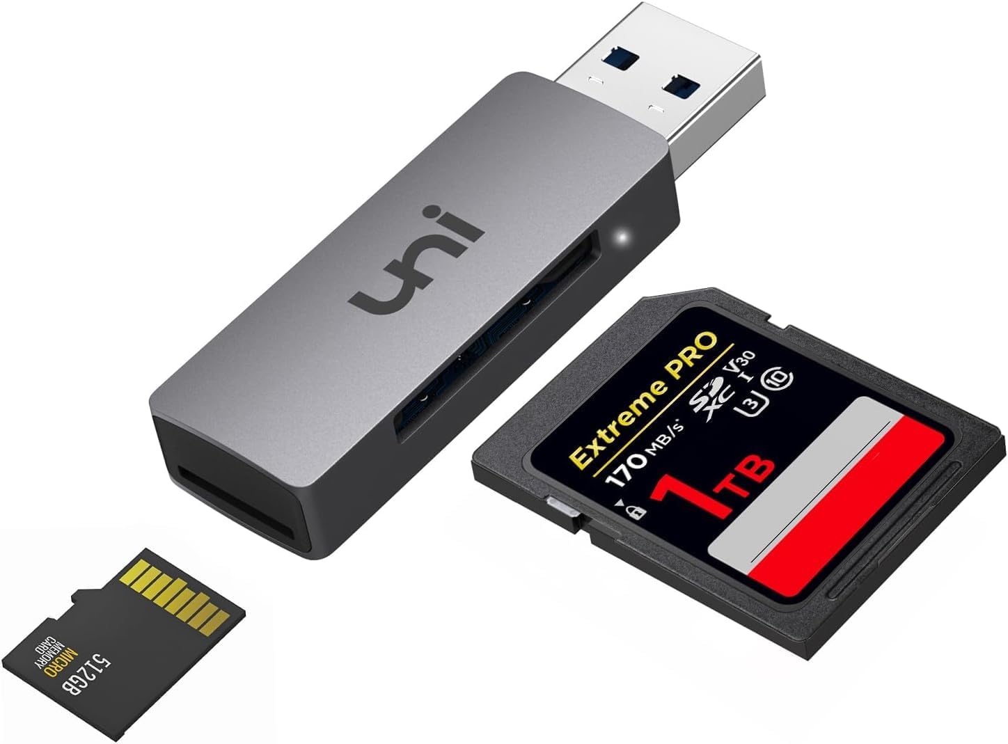 High-Speed USB 3.0 SD Card Reader by uni