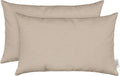 Sunbrella Jumbo Lumbar Pillow Covers Set of 2 - Durable Outdoor