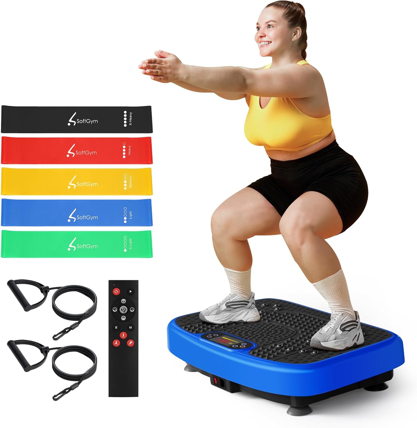 Vibration Plate for Whole Body Workout and Fitness Goals 450 Lbs