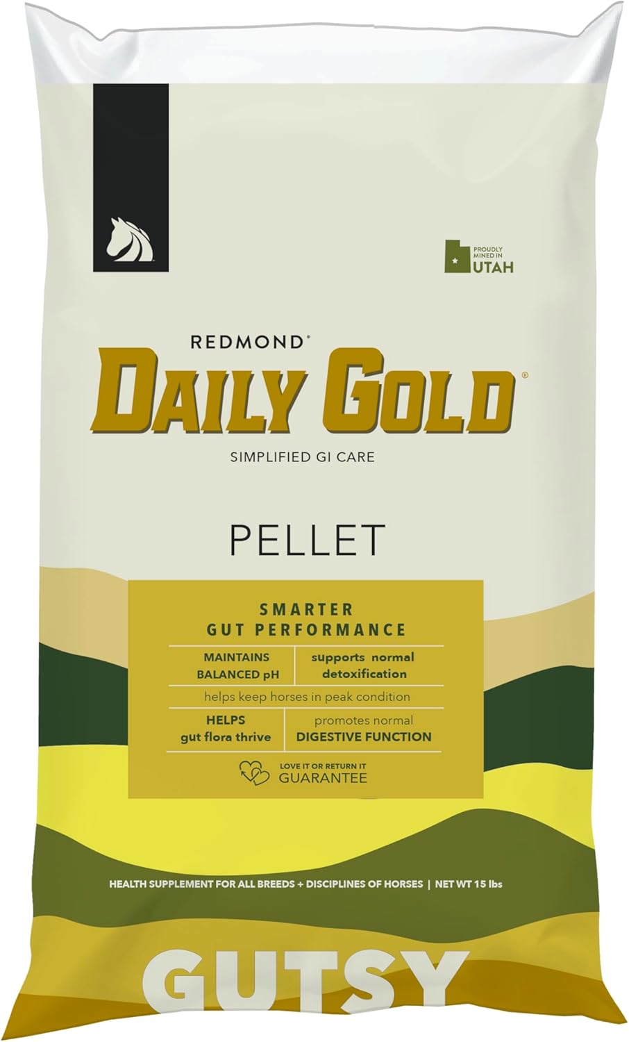 REDMOND Daily Gold Pellets for Stress Relief in Horses