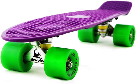 22 Inch Mini Cruiser Skateboard for Kids and Beginners