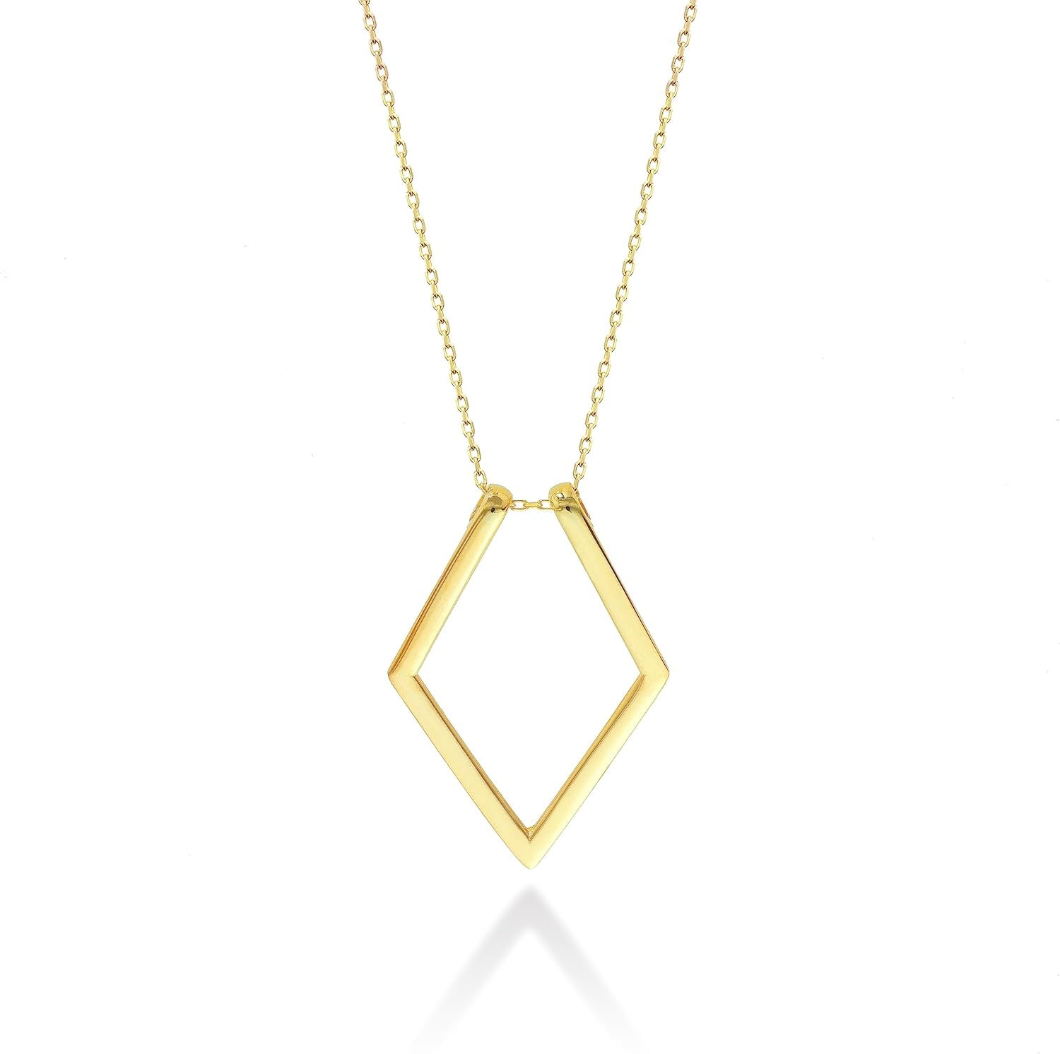 Geometric Ring Holder Necklace for Stylish Doctors and Moms