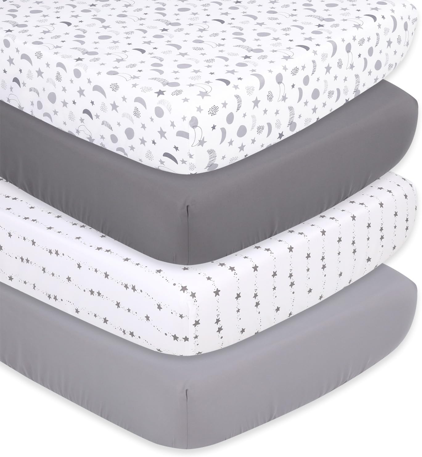 Celestial Crib Sheet Set - Soft & Breathable for Baby Comfort