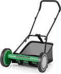 Goplus Manual Lawn Mower 16 in 5-Blade Reel - Quiet, Low-Maintenance