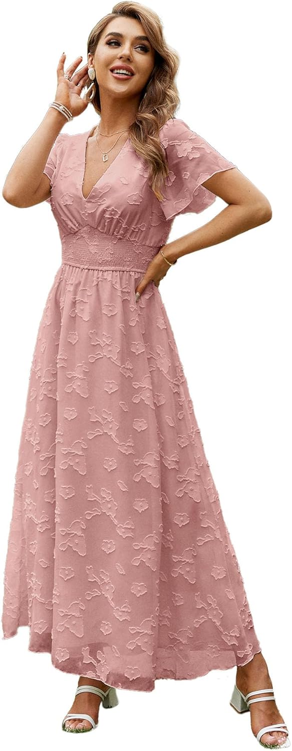 Simplee Women's Boho Floral Maxi Dress for Any Occasion