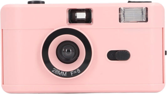 Vintage Roseate 35mm Film Camera with Flash