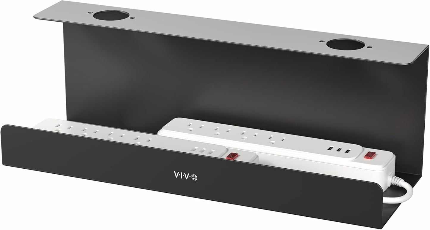 VIVO Under Desk Cable Management Tray for Clean Office Setup