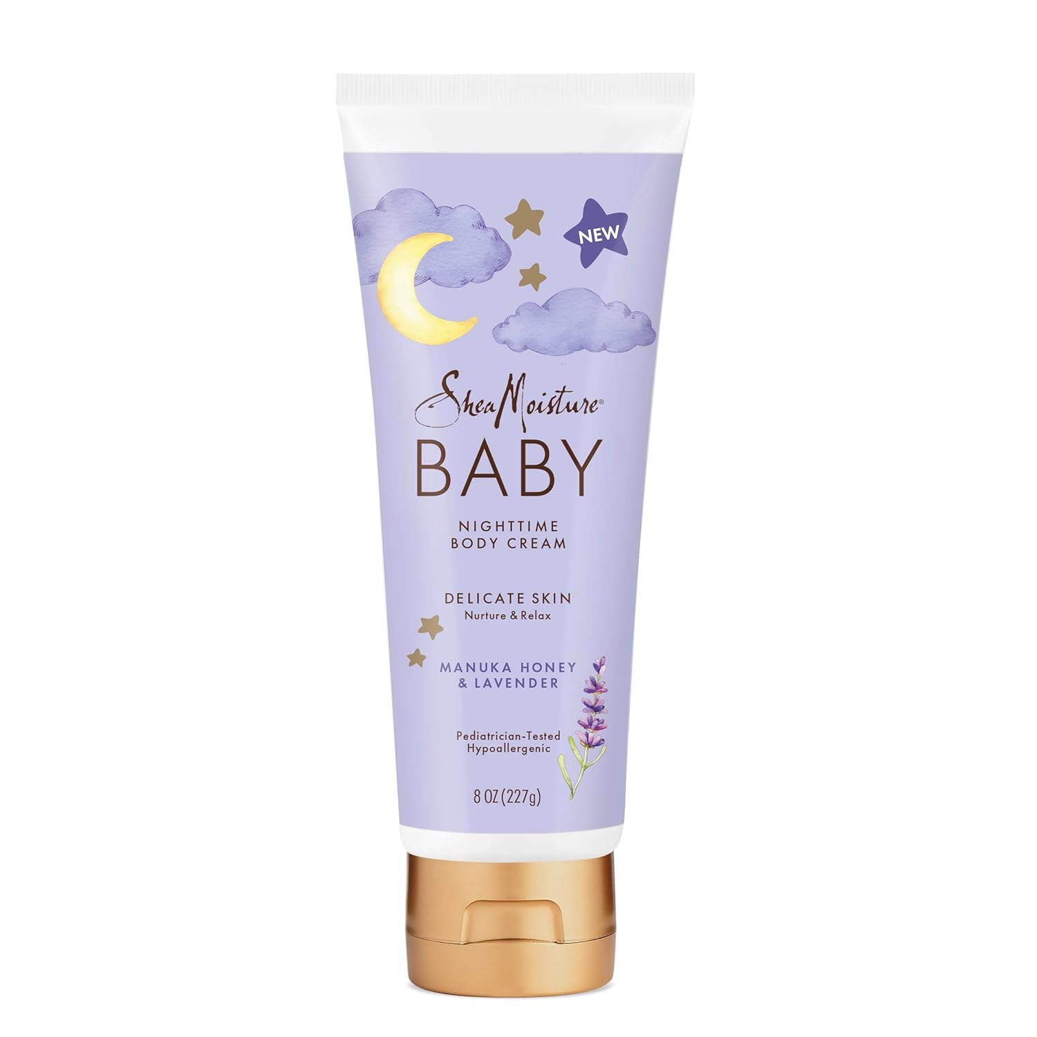 SheaMoisture Baby Nighttime Care: Manuka Honey Lavender 8 oz