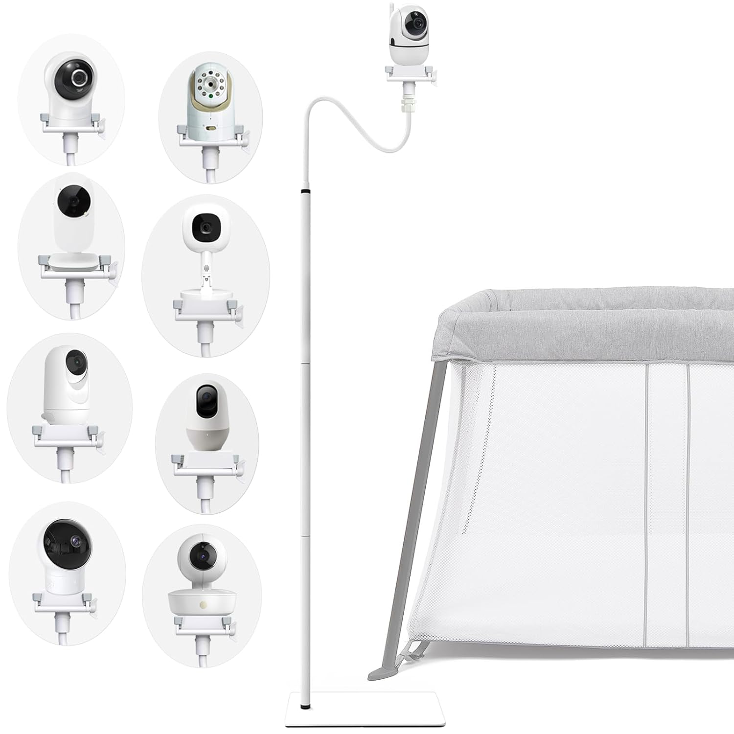 Universal Baby Monitor Stand: Flexible Compatibility!