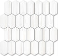 Vamos Tile Long Hexagon Peel and Stick Backsplash 10 Sheets - Dolomite