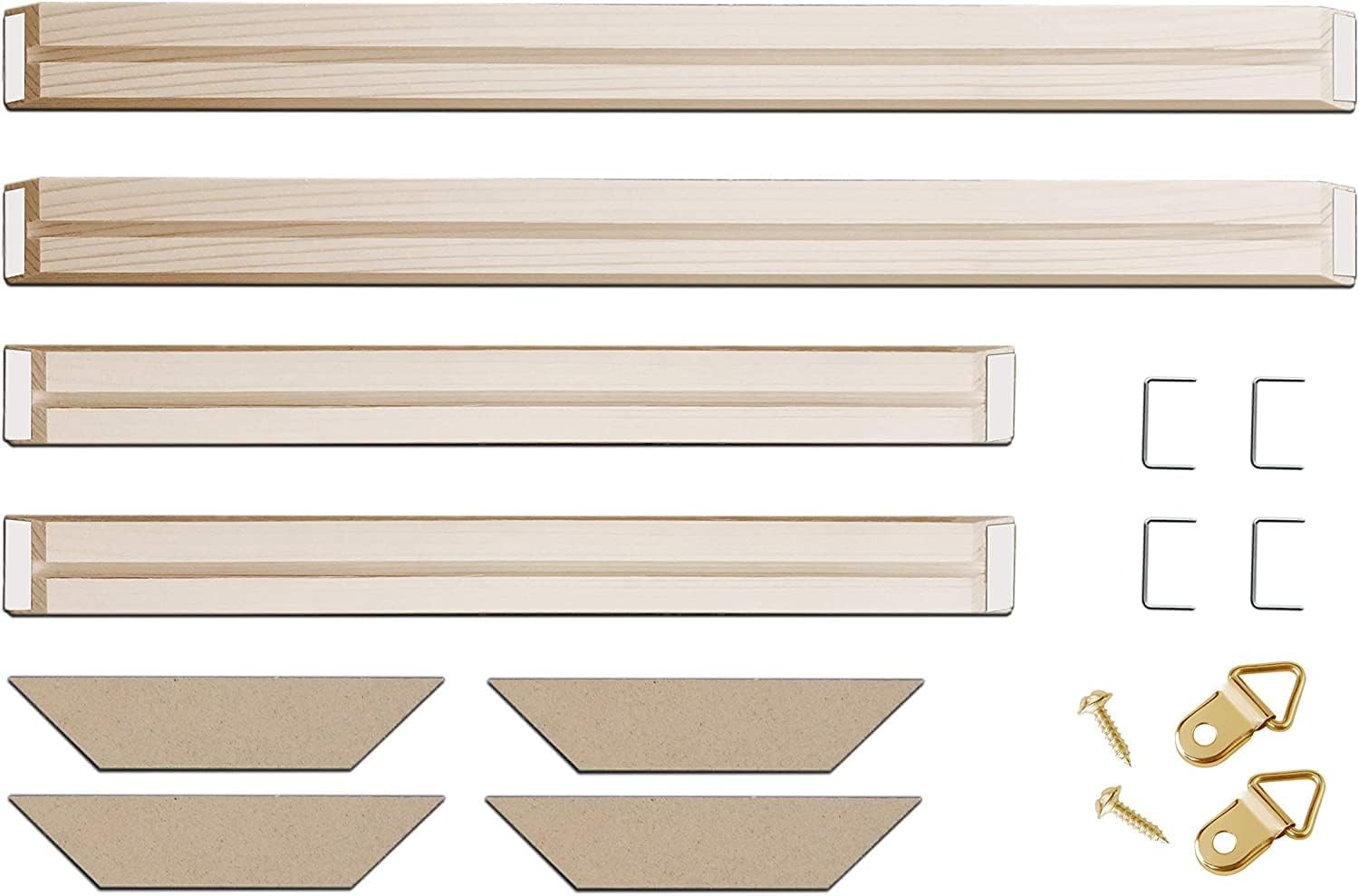 DIY Solid Wood Canvas Frame Kit for 24x32 Inch Paintings