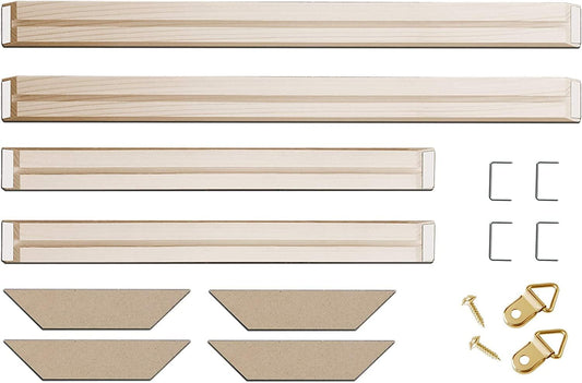 DIY Solid Wood Canvas Frame Kit for 30x40 Inch Paintings