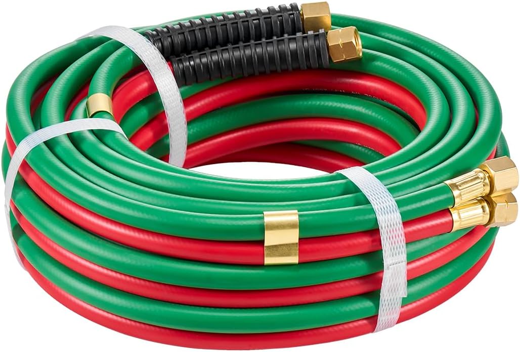 VEVOR Oxygen Acetylene Hose: Durable 25FT Twin Welding Hose