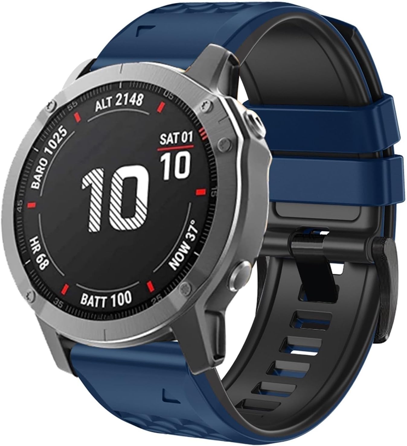 Premium 22mm Silicone Band for Garmin Fnix & Instinct