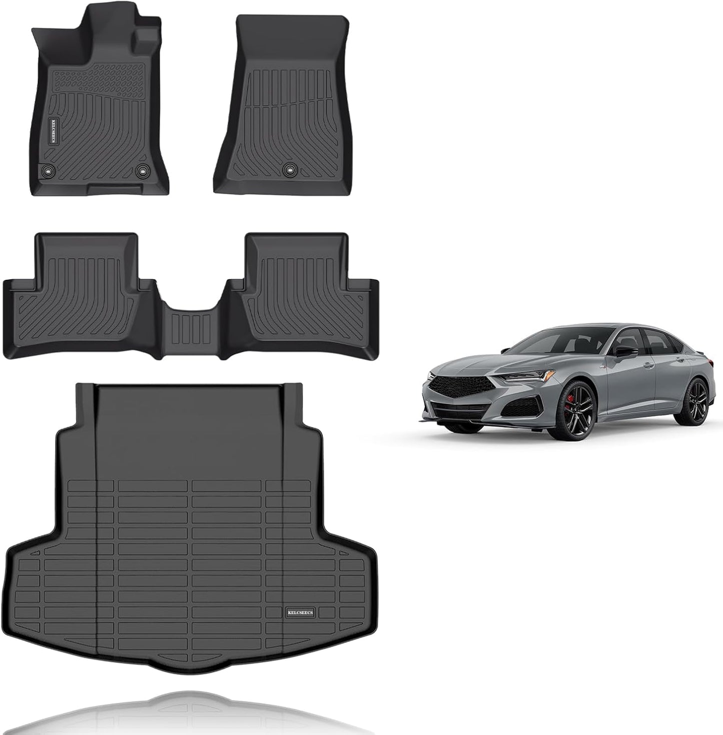 KELCSEECS Custom Floor Mats for Acura TLX 2021-2025 Models