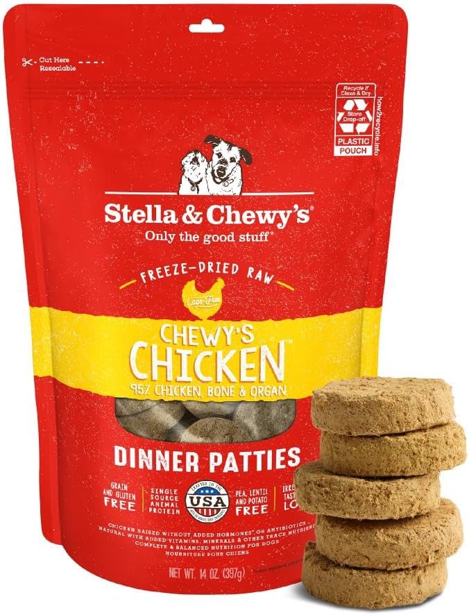 Stella & Chewy's Freeze-Dried Raw Dinner Patties for Dogs