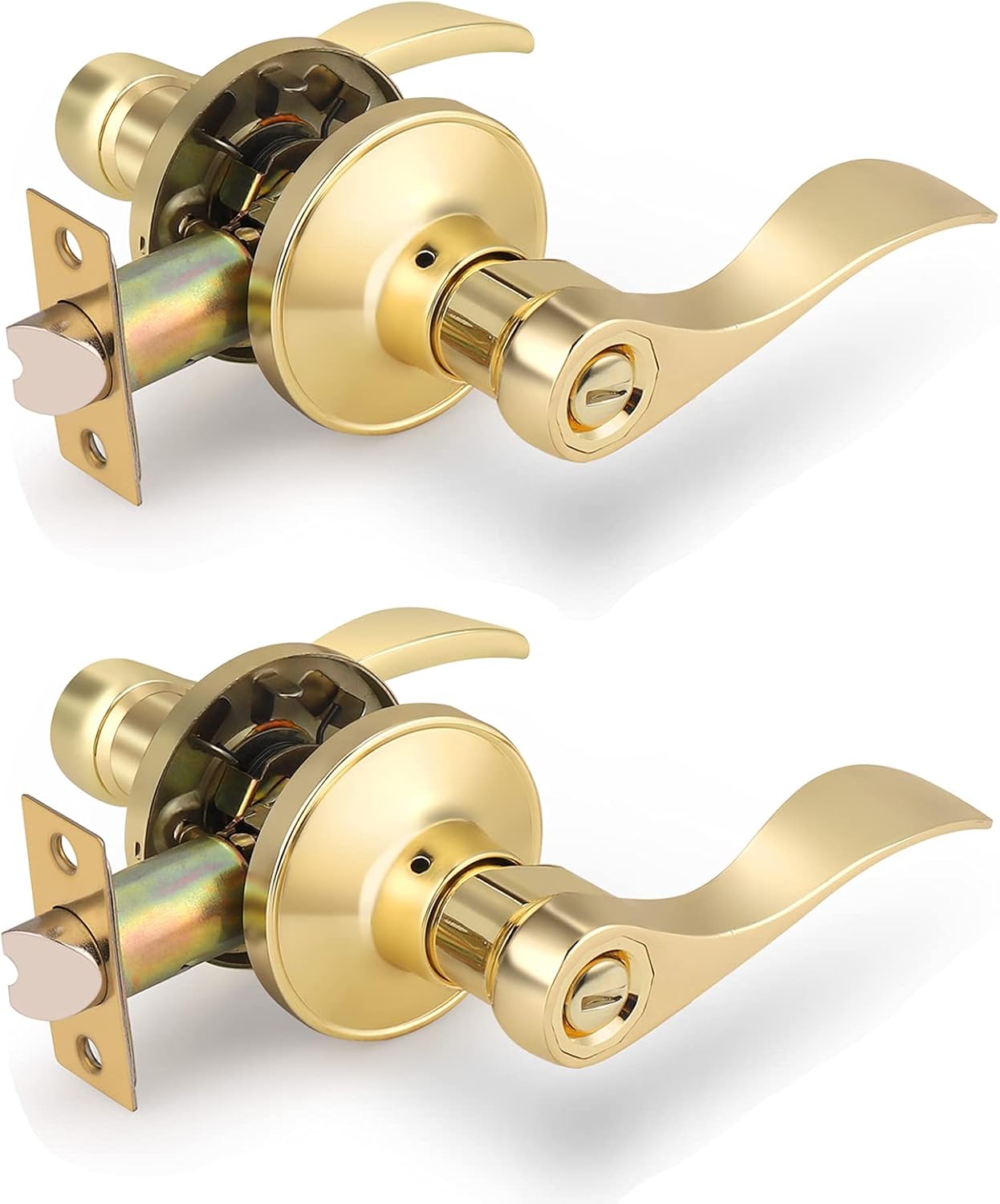 Gobrico Drop Lever Privacy Locks for Bedroom and Bathroom Use