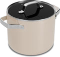 Bakken 5 Quart Ceramic Coated Stock Pot with Lid - Safe, Even Heating