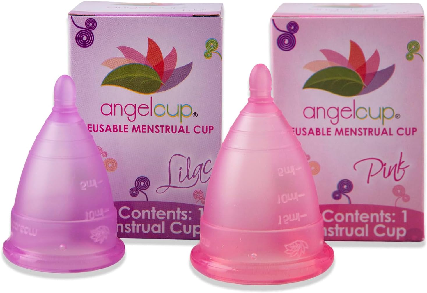 Ultimate Comfort: Lilac & Pink Menstrual Cup Set
