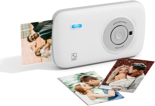 HPRT CP2100 Mini Photo Printer: Instant Color Prints, Bluetooth 5.0