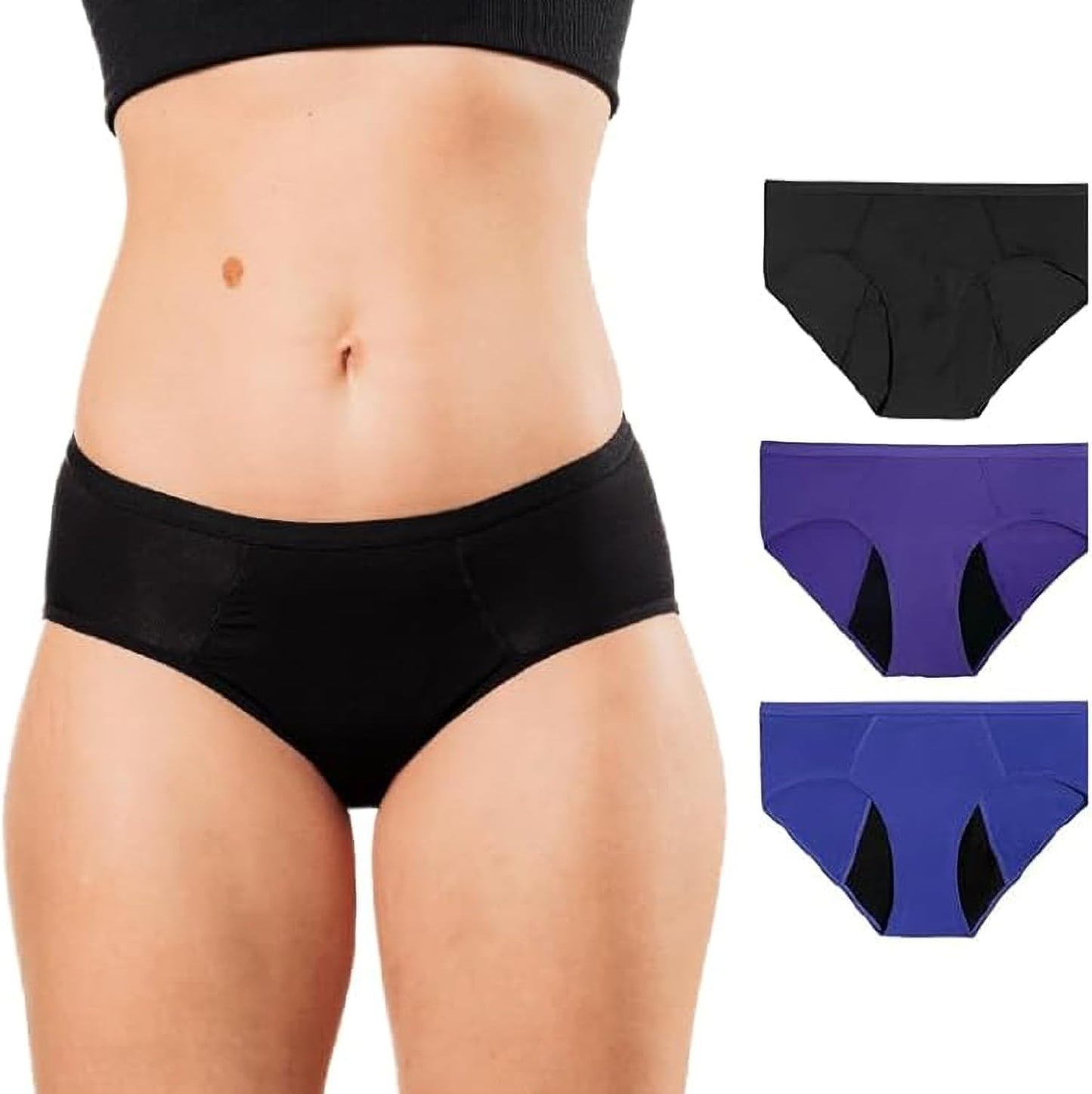 Bambody Absorbent Briefs - Super Comfy Leakproof Period Panties