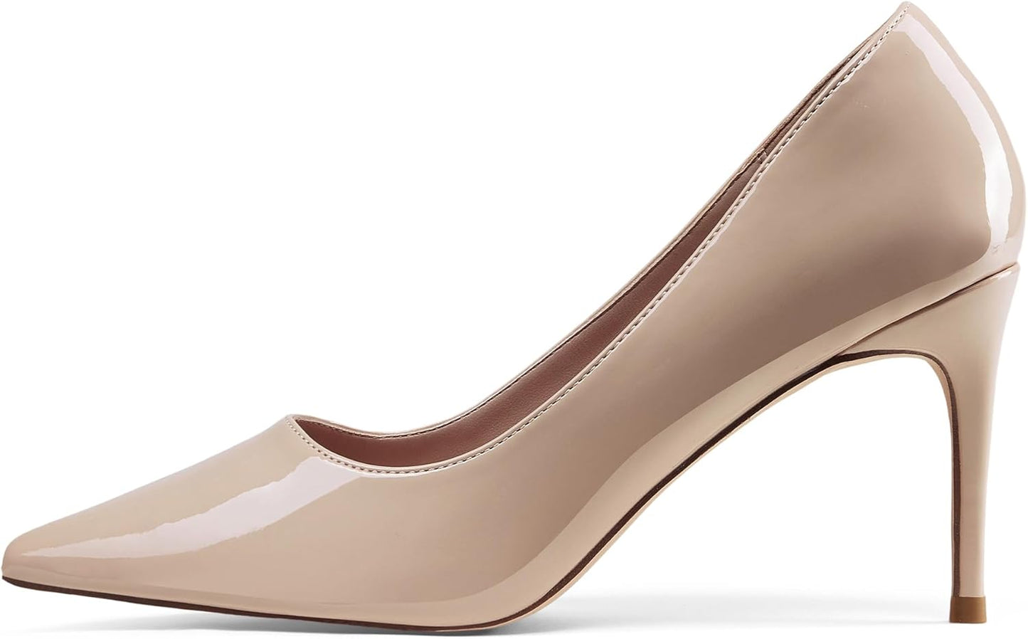 Elisabet Tang 3 in Classic Pointy Pull on Heeled Wedding Pumps
