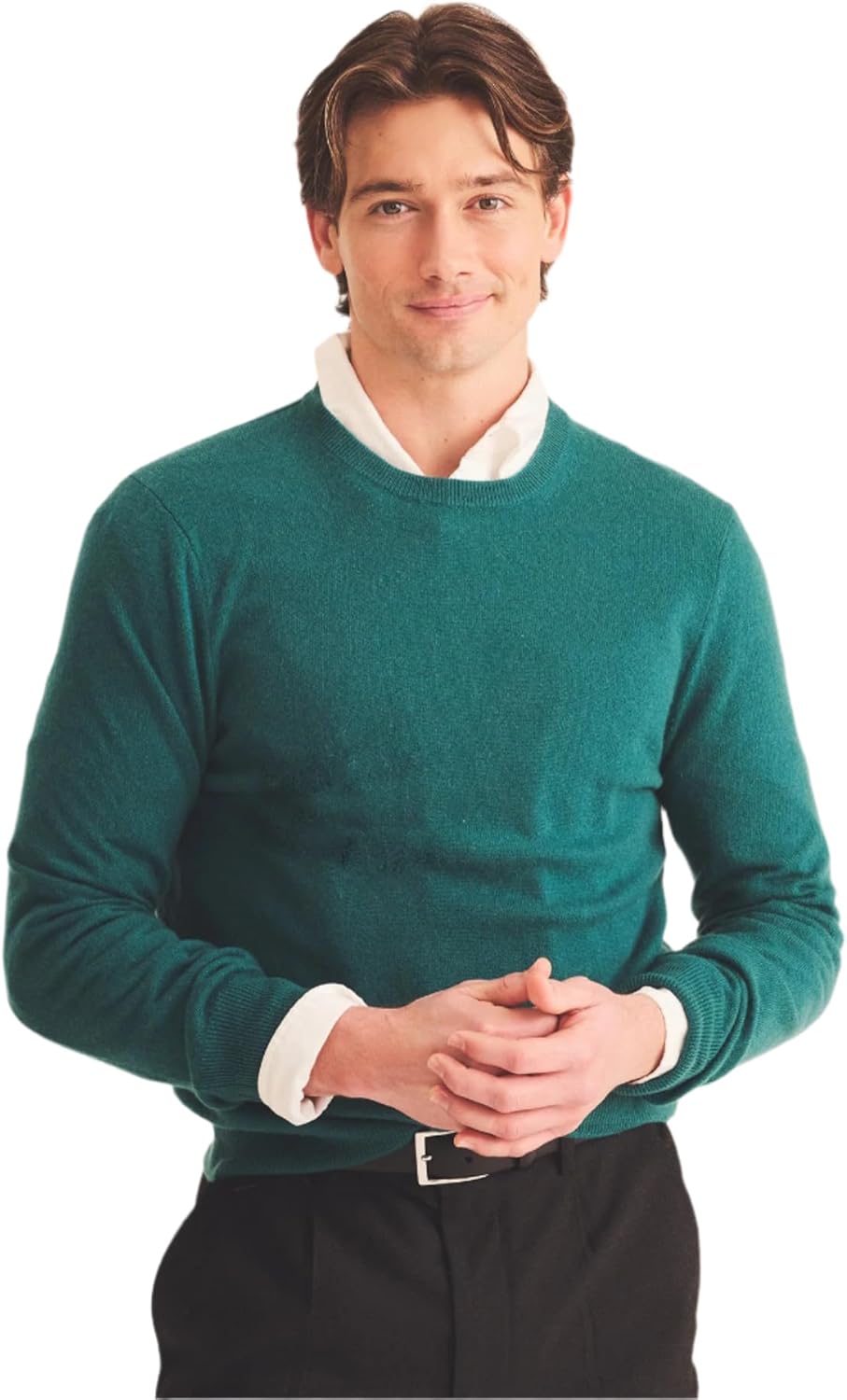 NAADAM Mens Cashmere Crewneck Sweater - Classic Wardrobe Staple
