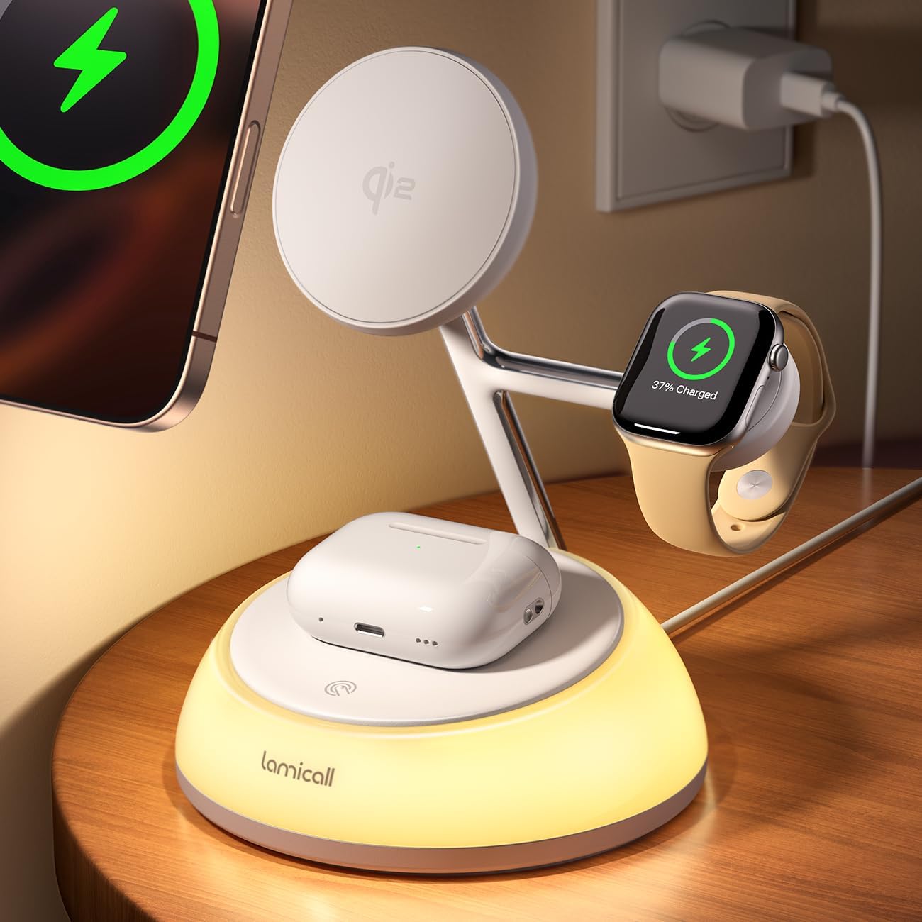 Lamicall 4-in-1 Fast Charger Stand