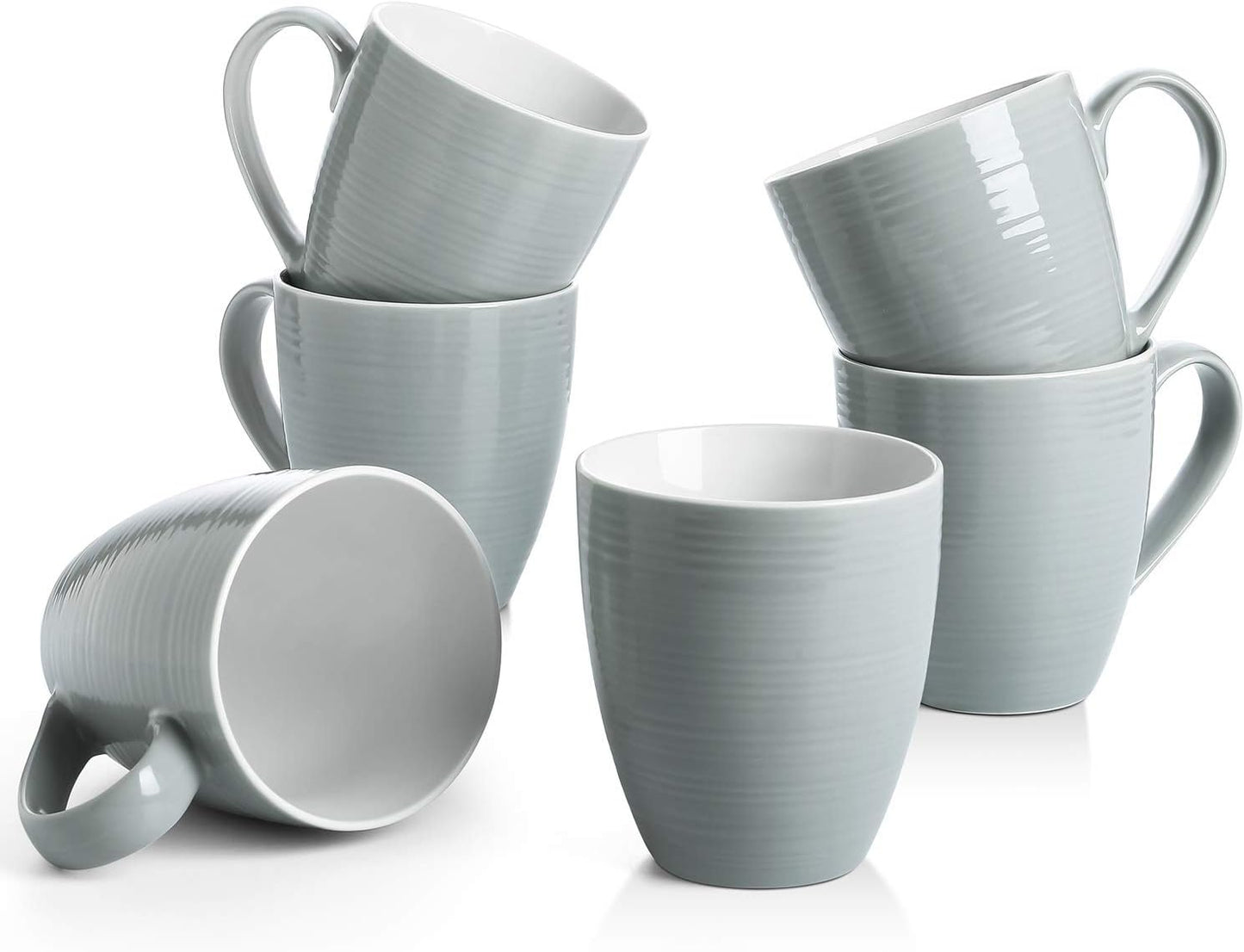 DOWAN 17 Oz Coffee Mug Set of 6 for Daily Use and Enjoyment