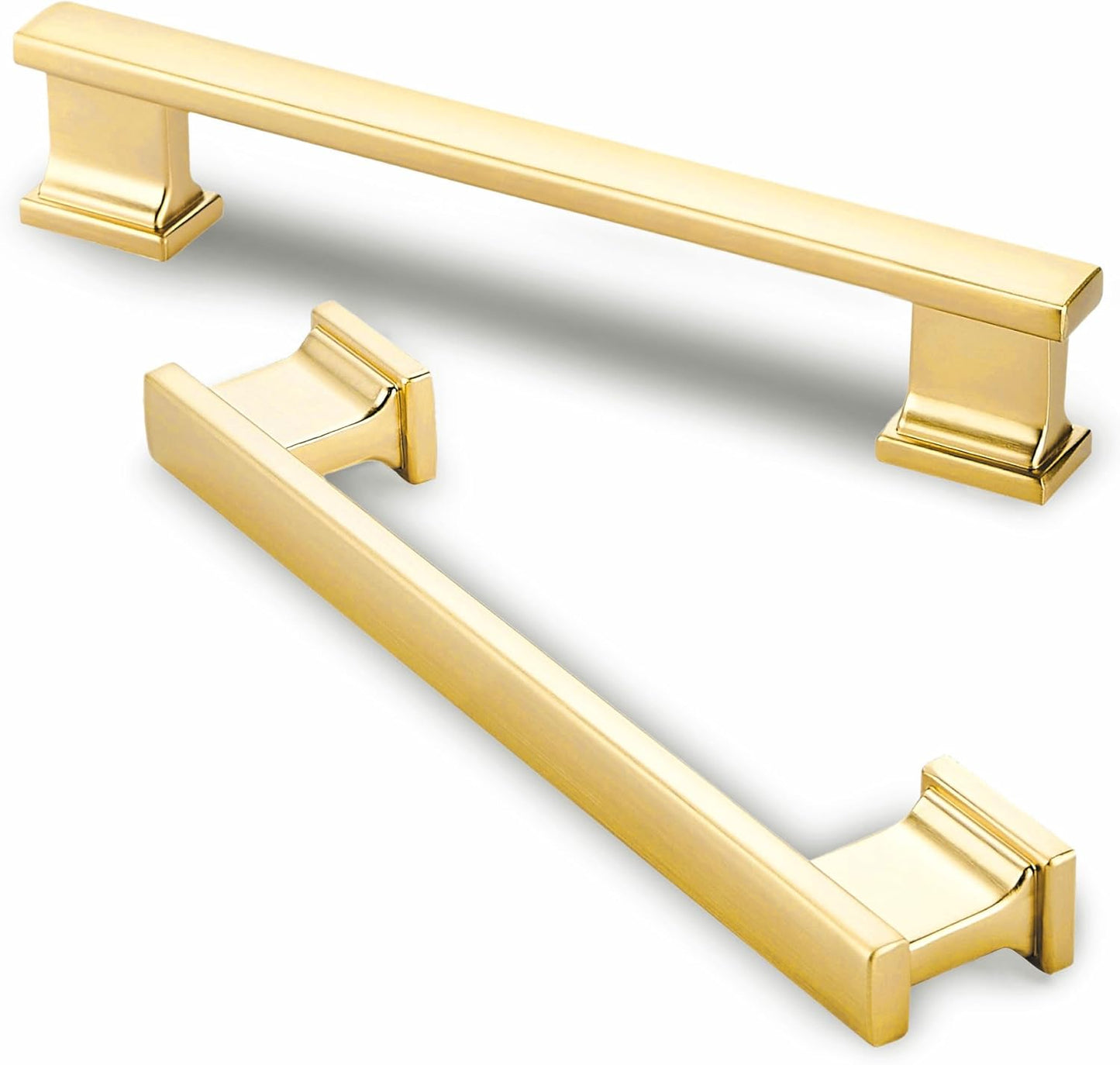 10 Pack 6 Inch Brushed Gold Kitchen Cabinet Handles for DIY