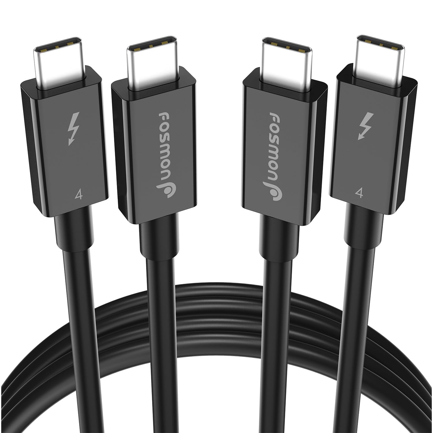 Fosmon 100W Thunderbolt 4 Cable for Fast Charging and 8K Display