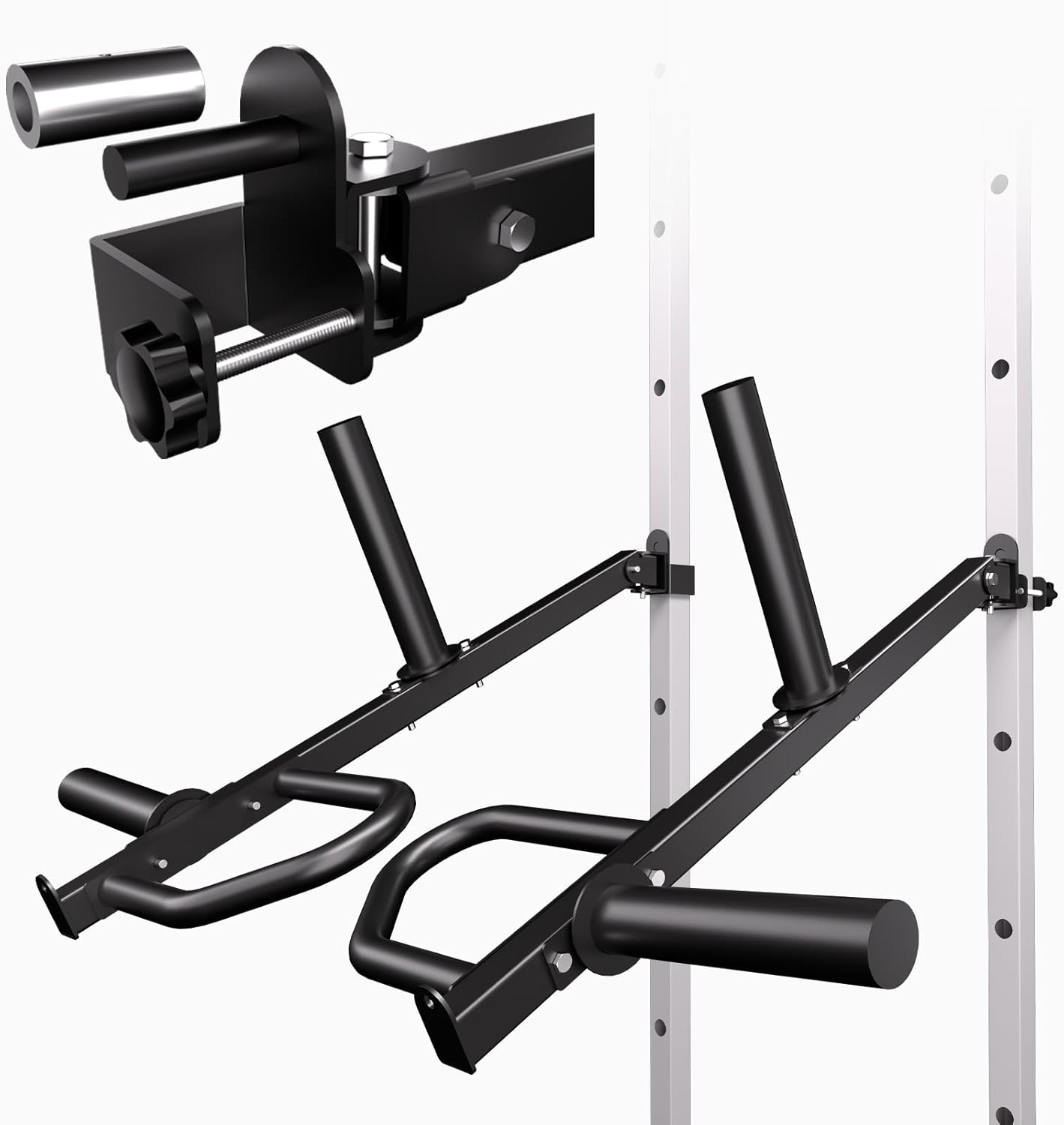 650lb Cap Jammer Arms for Power Racks - Versatile Gym Attachment
