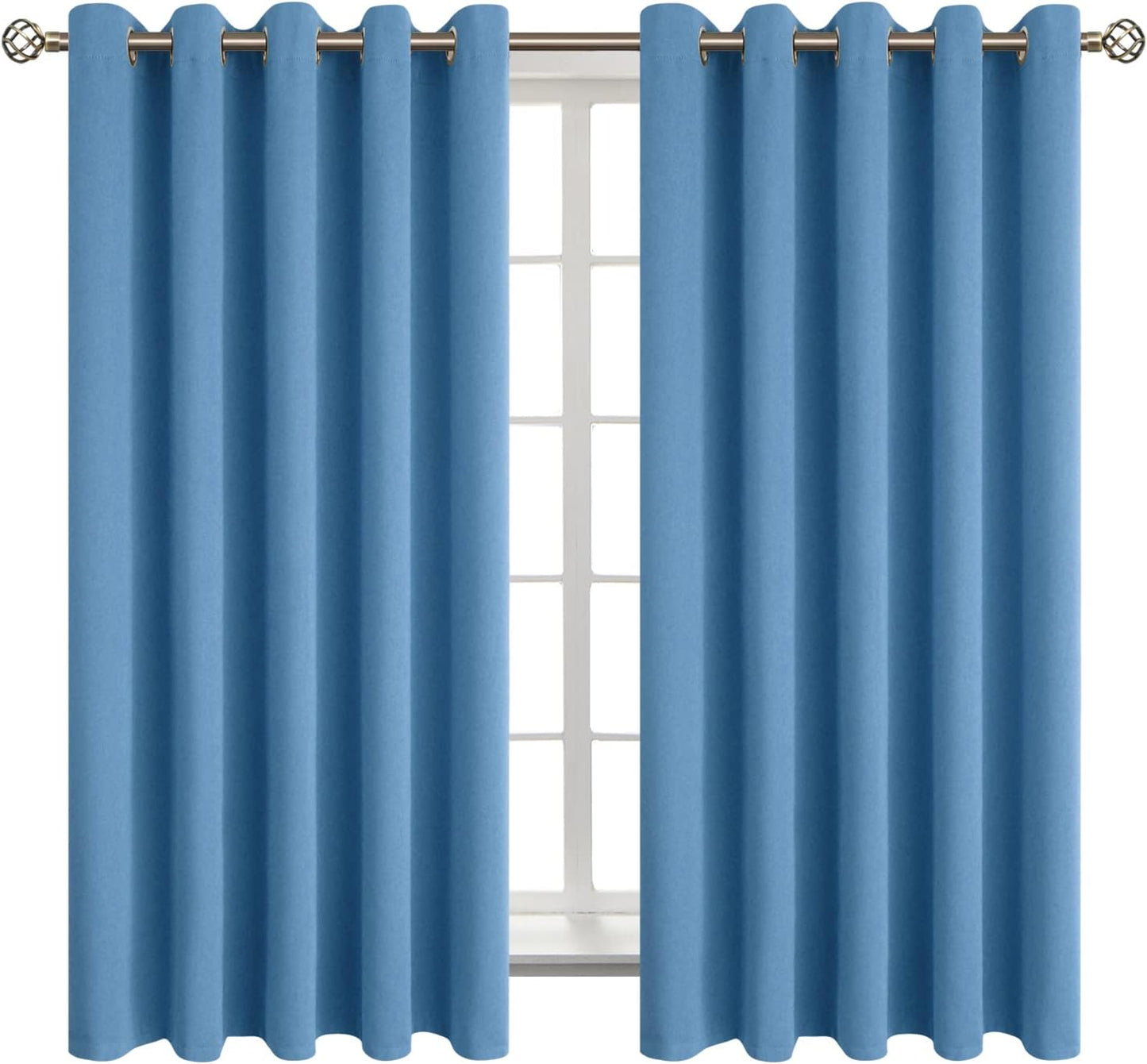 BGment Blackout Curtains - Grommet Thermal Insulated Panels