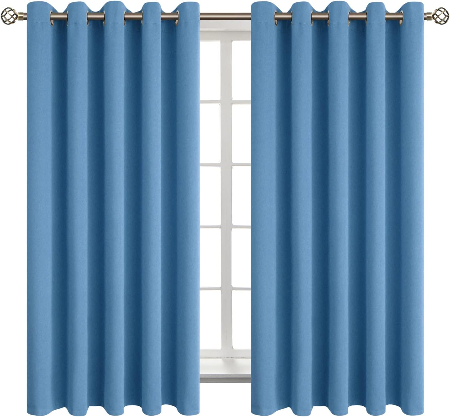 BGment Blackout Curtains - Grommet Thermal Insulated Panels