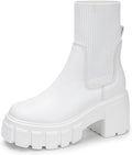 FITORY Womens Chelsea Boots Elastic Ankle Booties - Cozy, Stable Heel