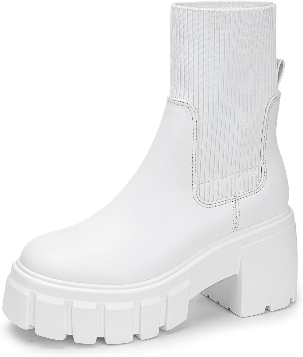 FITORY Womens Chelsea Boots: Comfy Slip-On Ankle Booties