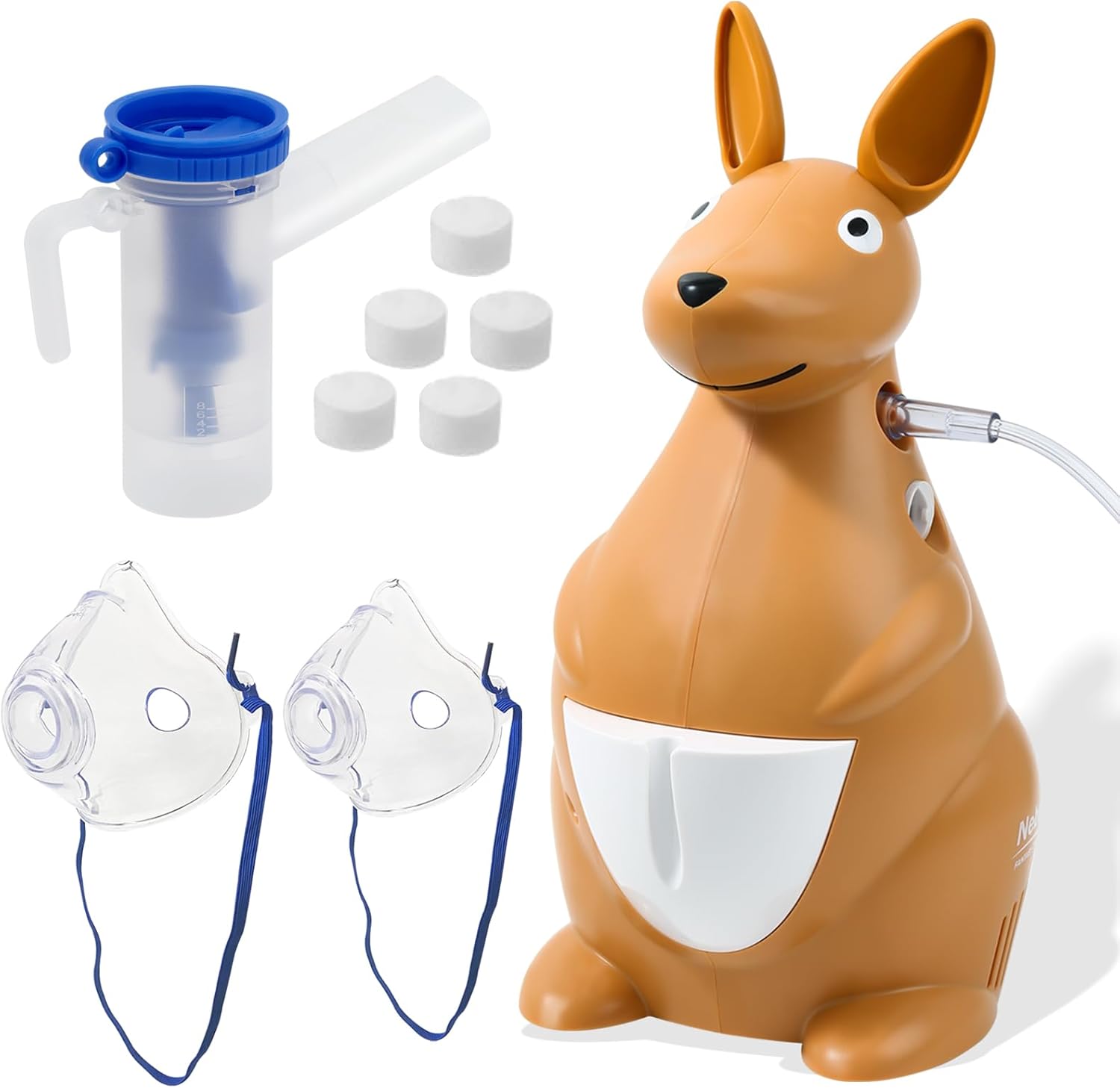 Kids Nebulizer Machine for Home Use - Cartoon Kangaroo Design