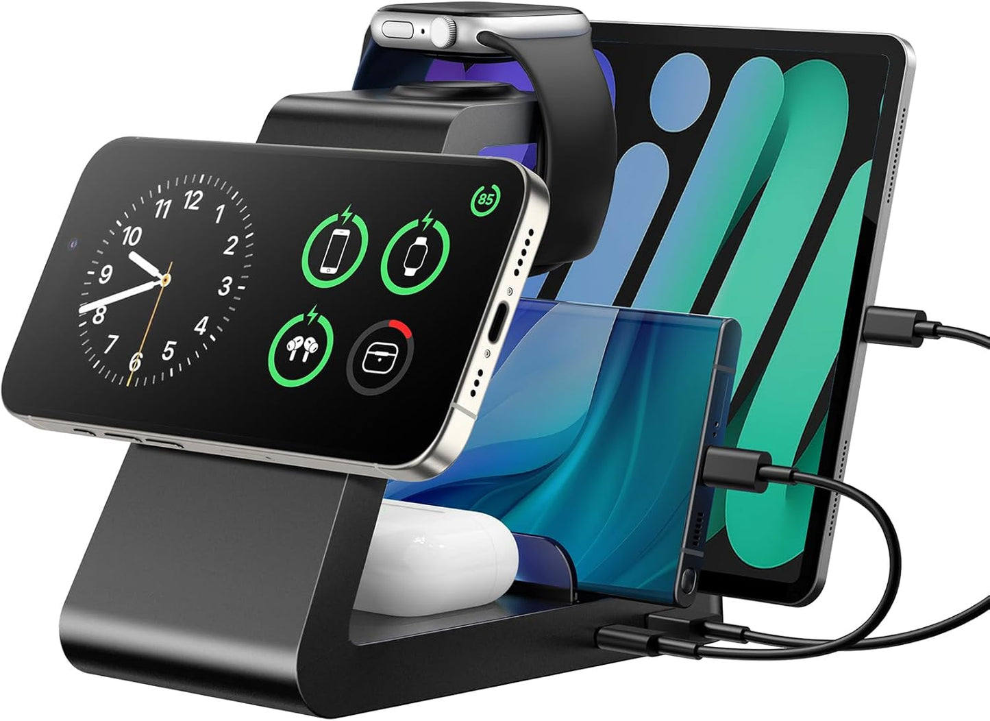5-in-1 Mag-Safe Wireless Charger Stand for Apple, GAUOLN