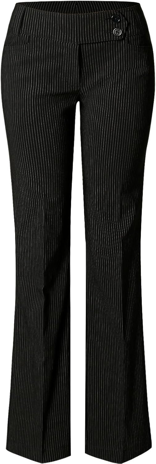 Ultra Stretch Comfy Bootcut Dress Pants for Work and Office
