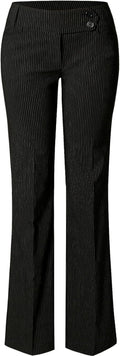 Women's Ultra Stretch Millennium Bootcut Dress Pants - Pinstriped