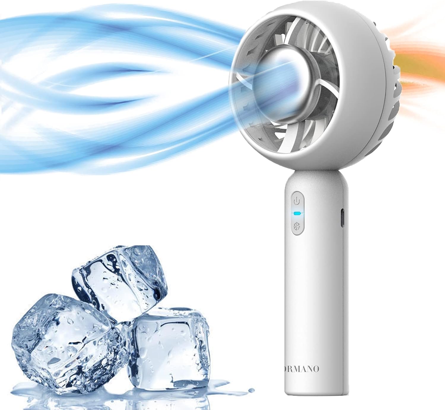Portable Ice Cooling Handheld Fan by Formano