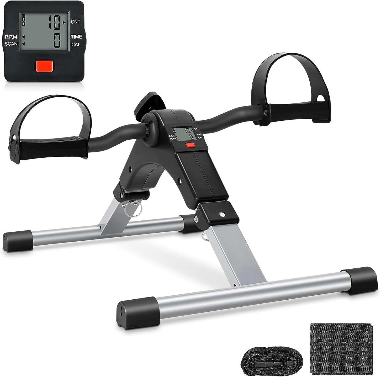 Uten Folding Pedal Exerciser for Home and Office Use