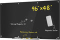 TOWON 8 x 4ft Whiteboard Large Glass Dry Erase Board Magnetic