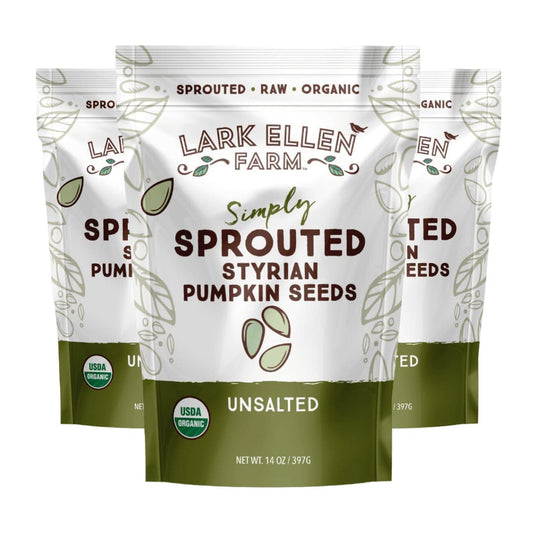 Lark Ellen Farm Sprouted Organic Pumpkin Seeds - 3 Pack
