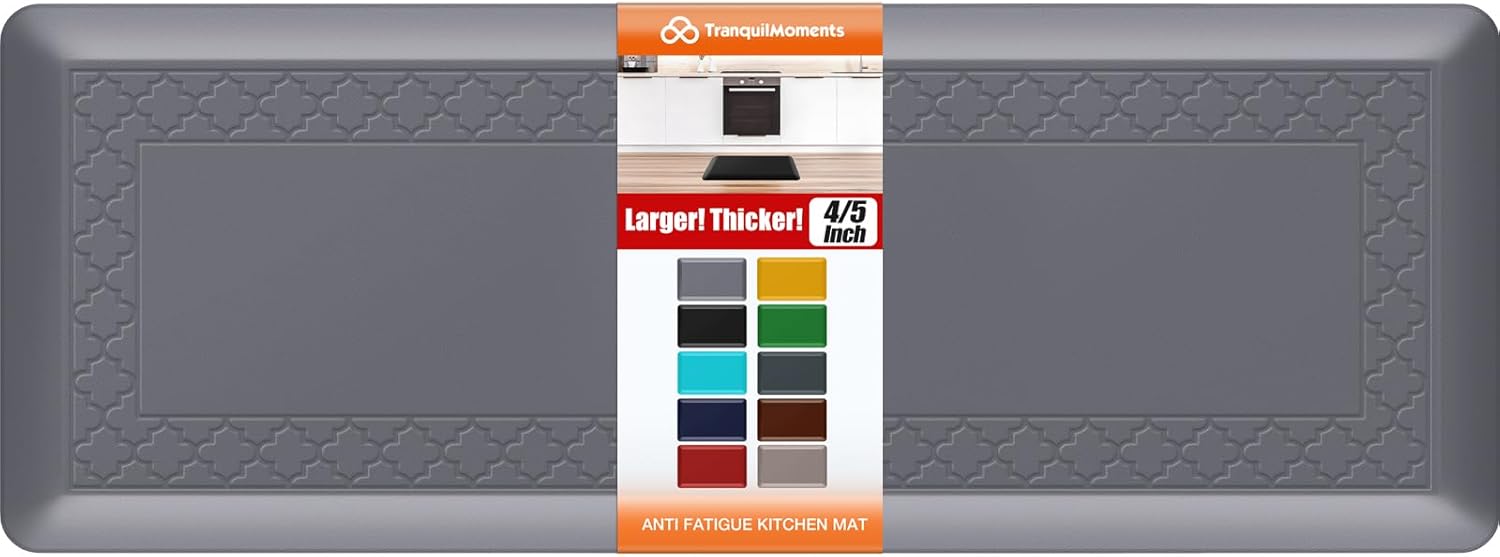 4/5 Inch Thicker Kitchen Mats for Floor Non-Slip Comfort