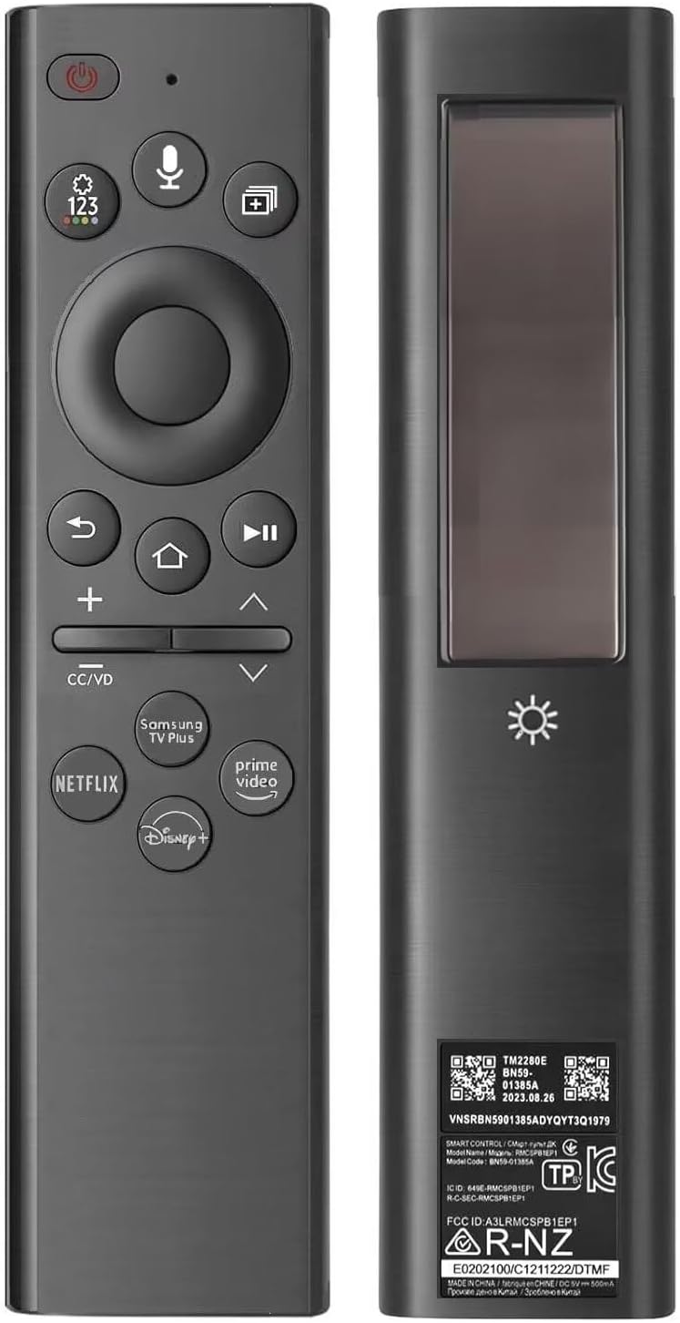 BN59-01385A Solar Voice Replacement Remote Control for Samsung TVs