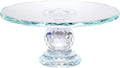 Crystal Glass Cake Stand 11ft - Sturdy K5 Display for Wedding Cakes