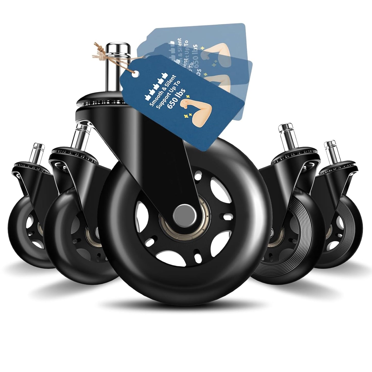 Smooth Glide OfficeSpin Wheels