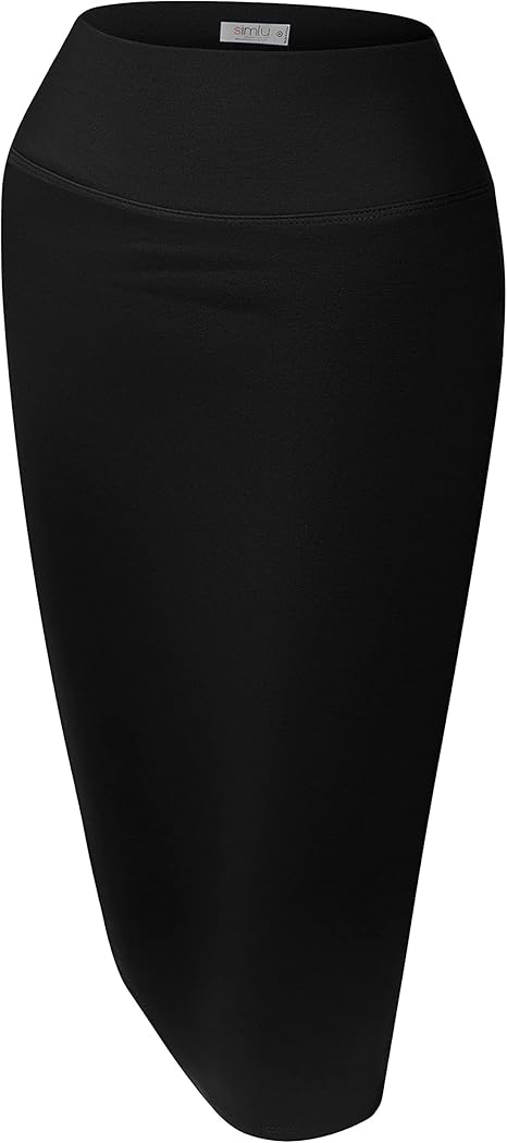Reg and Plus Size Pencil Skirts for Women Below The Knee Stylish