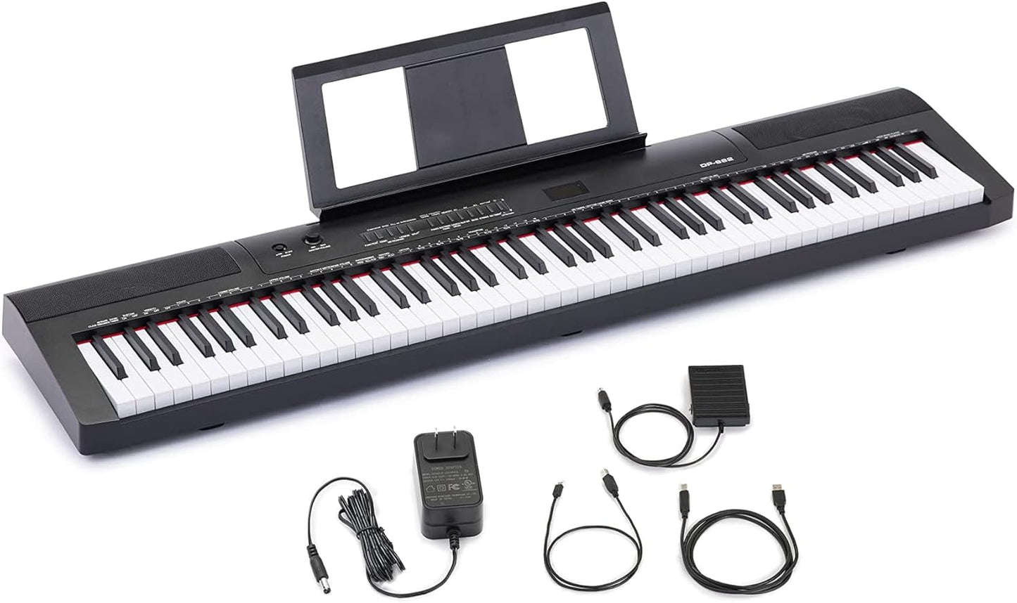 88-Key Electric Keyboard with Lesson Mode
